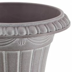 Arcadia Garden Products Traditional 13 in. x 15 in. Whitewash Plastic Urn -Achla Designs Shop whitewash arcadia garden products urn planters pl10ww 4f 1000